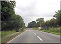 Waltham road approaching roundabout