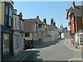 A277 Lewes High Street southwest of The Castle