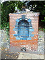 Glazed brick water fountain, Bower Lane, Eynsford