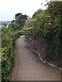 SX8959 : Retaining wall in the gardens of Roundham Head by David Smith