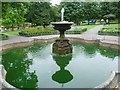 The fountain in Manor Park, Sutton