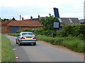 TG0136 : Speed limit warning sign, entering Bale village by Oliver Dixon