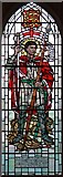 TQ2577 : St John, North End Road, Fulham - Stained glass window by John Salmon