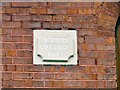 Norman Cottage 1885 name/date plaque