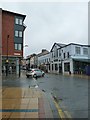 Car turning from Eldon Street into Division Street