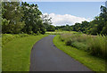 A footpath/cycleway on Wigg Island