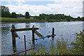 Remnants of a mooring (?) (jetty?) on the Manchester Ship Canal