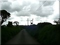 Bend in the road  near Llanon