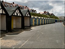 TR3470 : Beach Huts, Margate by Paul Gillett
