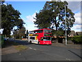 Bus on Court Lane, Perry Common