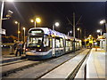 Evening tram at Hucknall