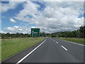 Approaching a roundabout on the A59