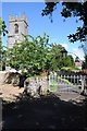 Entrance to Cleeve Prior church