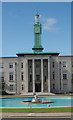 Entrance and clock tower, Walthamstow Town Hall