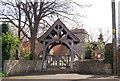 TQ8275 : Lych gate, Church of St Peter and St Paul by N Chadwick