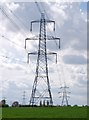 Pylon in a field