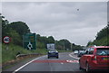 A303 approaching a roundabout, South Petherton