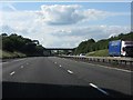 M40 motorway in cutting between Adderbury and Kings Sutton