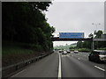 M25 westbound towards junction 8