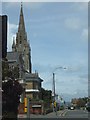 The spire of All Saints Church