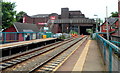 Ticket office and footbridge, Cathays railway station, Cardiff