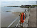 TR3270 : Westgate-on-Sea: lifebuoy on the prom by Chris Downer