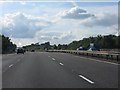 M40 motorway crosses the railway