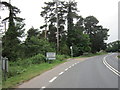 Entering Buckland on the A25