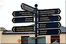 M2925 : Galway - Lombard Street - Signpost near St Nicholas by Joseph Mischyshyn