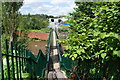 SD7806 : Footbridge over the Irwell by Bill Boaden