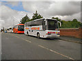 Coaches Parked on Market Street