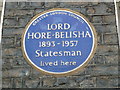 TQ2979 : Blue plaque in Stafford Place by Basher Eyre