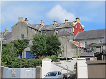 J5950 : The rear of shops in Church Street, Portaferry by Eric Jones