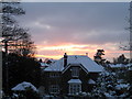 Sunset over Buxton Lane