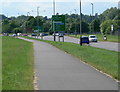 Footpath and cycleway along Troon Way