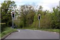 Traffic lights on Hose Hill