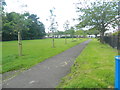 Path through Maitland Park, Cardiff