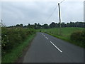 Minor road heading south towards West Fallodon