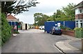 Entrance to Skanska site, Sea Mills Junior School, Bristol