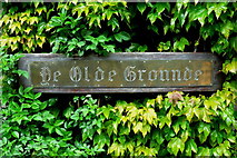 R3377 : Ennis - Station Road - "Olde Grounde" Hotel Sign by Joseph Mischyshyn