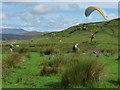 SO0903 : Paragliding tuition on Gelligaer Common (2) by Robin Drayton