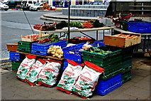 R3377 : Ennis - Market Place - Farmers' Market - Vegetable Stand by Joseph Mischyshyn