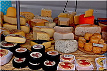 R3377 : Ennis - Market Place - Large Variety of Cheese for Sale by Joseph Mischyshyn