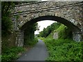 Bridges over the former railway line at Bideford