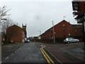 Looking towards a church from Hanover Street