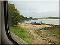 Lone Boat at the River Hale Estuary