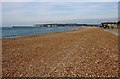 Looking along Seaford Beach to Newhaven