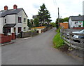 Main street through The Bryn near Penpergwm