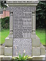 The War Memorial at Newchurch