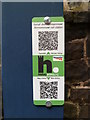 HiPoints information QR code at railway station, Penmaenmawr